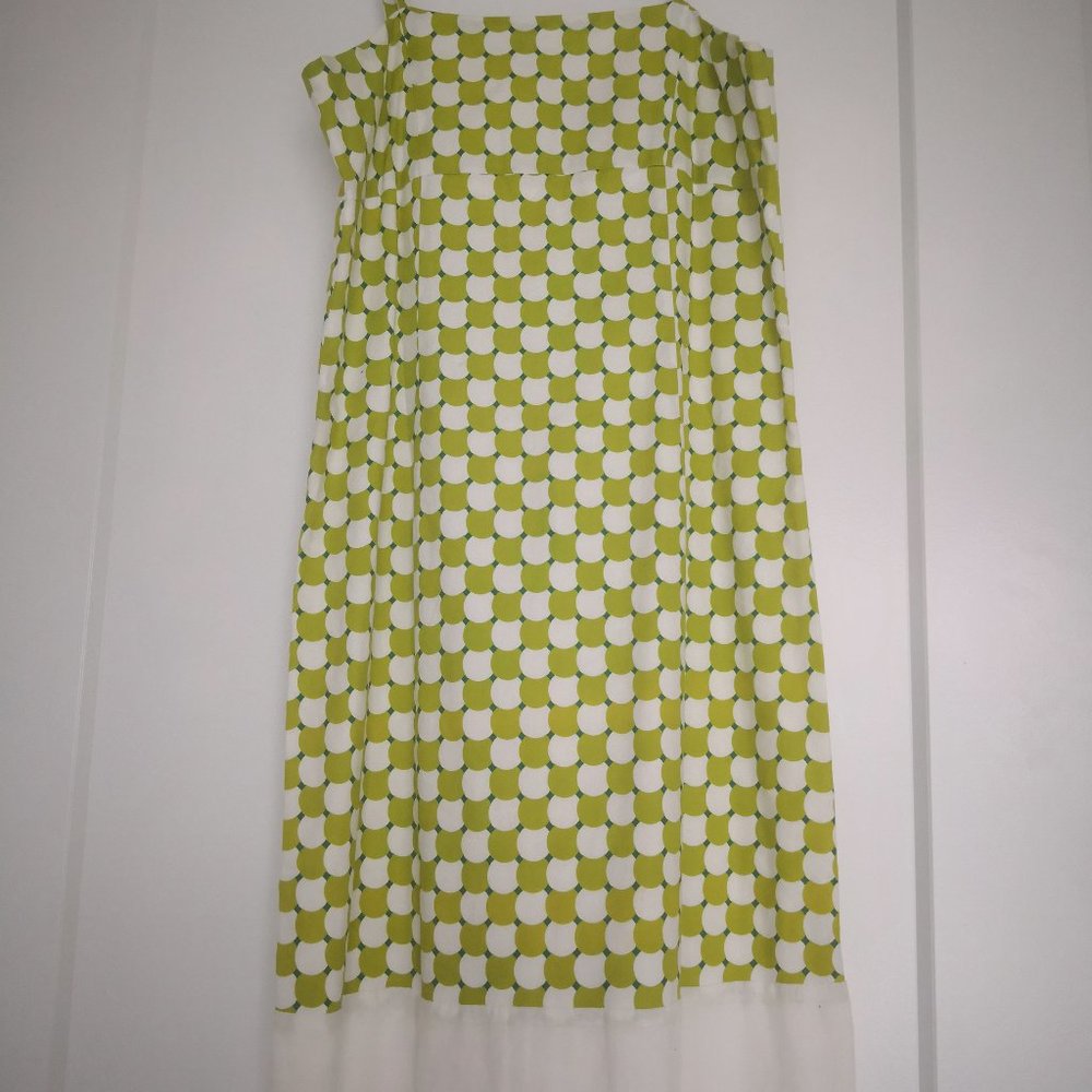 White & Green Sundress